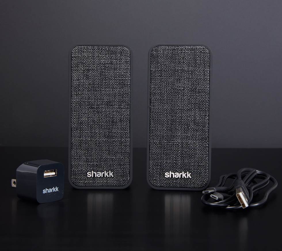 Sharkk Twin Wireless Computer Speaker