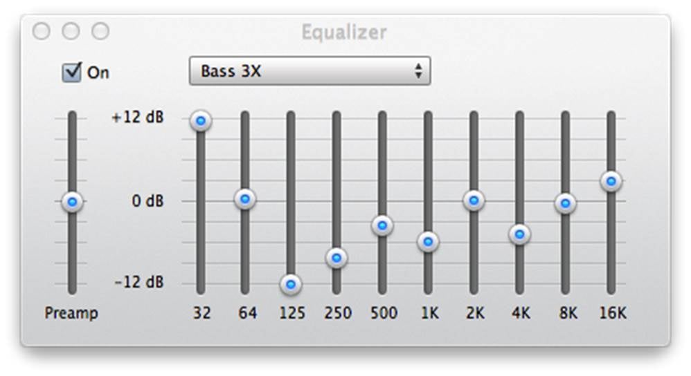 Bass EQ Settings