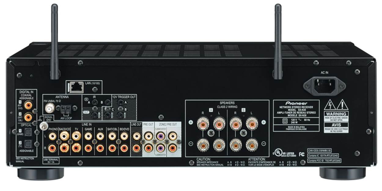 Pioneer Elite SX-N30 Network Stereo Receiver 