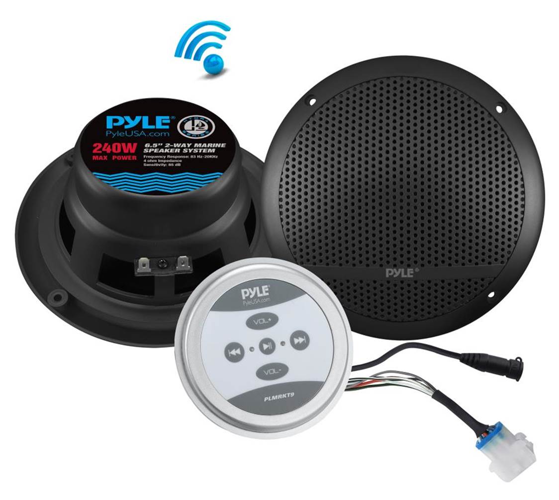 Pyle 6.5” Bluetooth Marine Speakers