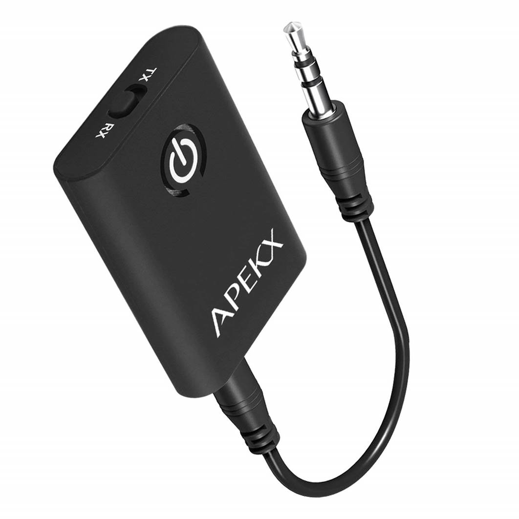 APEKX Bluetooth Transmitter for Headphone